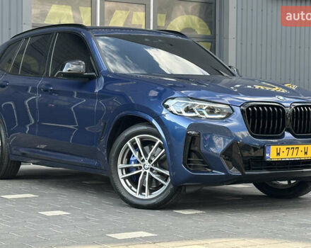Синий БМВ Х3, объемом двигателя 3 л и пробегом 92 тыс. км за 35950 $, фото 1 на Automoto.ua