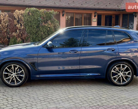 Синий БМВ Х3, объемом двигателя 3 л и пробегом 117 тыс. км за 39500 $, фото 2 на Automoto.ua
