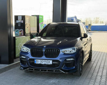 Синий БМВ Х3, объемом двигателя 3 л и пробегом 82 тыс. км за 42000 $, фото 2 на Automoto.ua