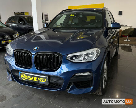Синий БМВ Х3, объемом двигателя 3 л и пробегом 137 тыс. км за 38600 $, фото 2 на Automoto.ua