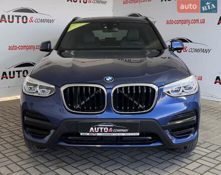 Синий БМВ Х3, объемом двигателя 2 л и пробегом 163 тыс. км за 32950 $, фото 1 на Automoto.ua