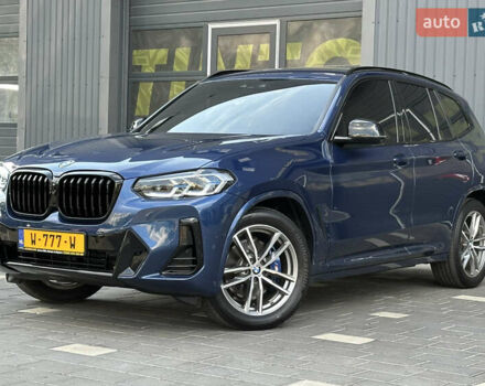 Синий БМВ Х3, объемом двигателя 3 л и пробегом 92 тыс. км за 35950 $, фото 4 на Automoto.ua