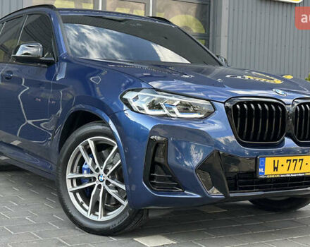 Синий БМВ Х3, объемом двигателя 3 л и пробегом 92 тыс. км за 35950 $, фото 2 на Automoto.ua