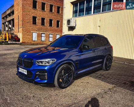 Синій БМВ Х3, об'ємом двигуна 3 л та пробігом 109 тис. км за 41900 $, фото 3 на Automoto.ua