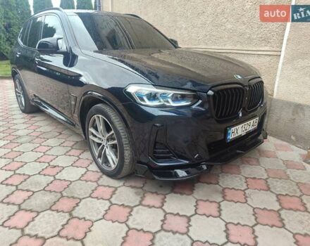 Синій БМВ Х3, об'ємом двигуна 3 л та пробігом 180 тис. км за 33999 $, фото 1 на Automoto.ua