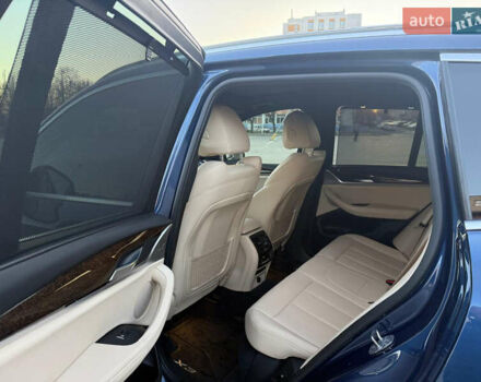 Синий БМВ Х3, объемом двигателя 2 л и пробегом 73 тыс. км за 32400 $, фото 8 на Automoto.ua