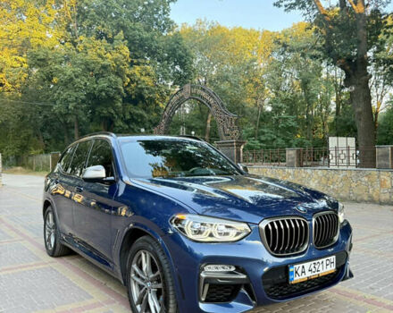 Синий БМВ Х3, объемом двигателя 3 л и пробегом 69 тыс. км за 43500 $, фото 2 на Automoto.ua