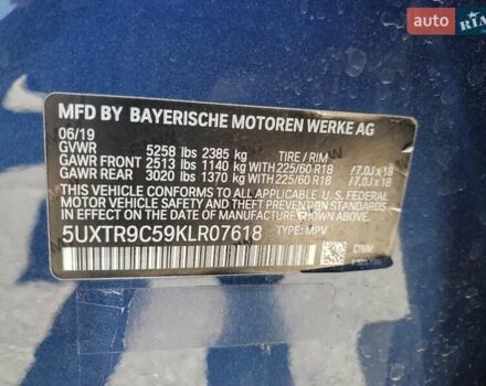 Синій БМВ Х3, об'ємом двигуна 2 л та пробігом 104 тис. км за 8500 $, фото 12 на Automoto.ua