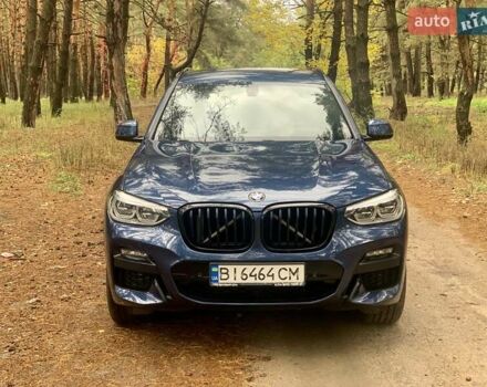 Синий БМВ Х3, объемом двигателя 2 л и пробегом 95 тыс. км за 36700 $, фото 1 на Automoto.ua