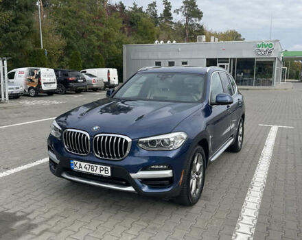 Синий БМВ Х3, объемом двигателя 2 л и пробегом 92 тыс. км за 33500 $, фото 1 на Automoto.ua