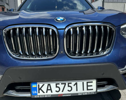 Синий БМВ Х3, объемом двигателя 2 л и пробегом 75 тыс. км за 31500 $, фото 1 на Automoto.ua