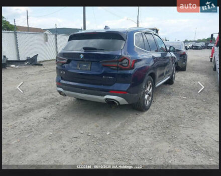 Синий БМВ Х3, объемом двигателя 2 л и пробегом 72 тыс. км за 14700 $, фото 4 на Automoto.ua