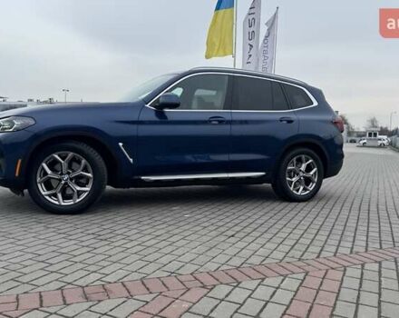 Синий БМВ Х3, объемом двигателя 2 л и пробегом 48 тыс. км за 38900 $, фото 1 на Automoto.ua