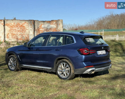 Синій БМВ Х3, об'ємом двигуна 2 л та пробігом 105 тис. км за 37900 $, фото 2 на Automoto.ua