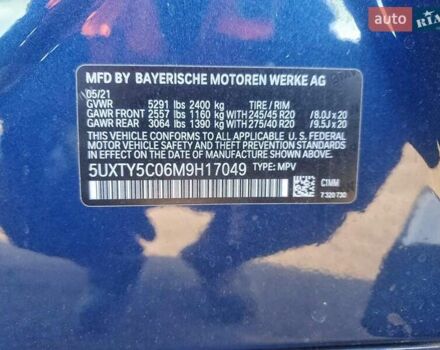 Синій БМВ Х3, об'ємом двигуна 2 л та пробігом 33 тис. км за 8000 $, фото 12 на Automoto.ua