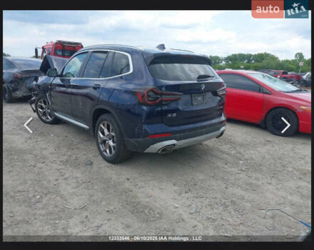 Синий БМВ Х3, объемом двигателя 2 л и пробегом 72 тыс. км за 14700 $, фото 3 на Automoto.ua