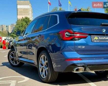 Синій БМВ Х3, об'ємом двигуна 2 л та пробігом 10 тис. км за 39500 $, фото 8 на Automoto.ua