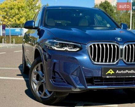 Синій БМВ Х3, об'ємом двигуна 2 л та пробігом 10 тис. км за 39500 $, фото 2 на Automoto.ua