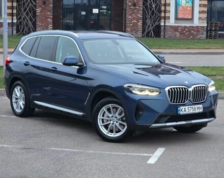 Синий БМВ Х3, объемом двигателя 3 л и пробегом 71 тыс. км за 57500 $, фото 1 на Automoto.ua