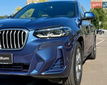 Синій БМВ Х3, об'ємом двигуна 2 л та пробігом 10 тис. км за 39500 $, фото 5 на Automoto.ua