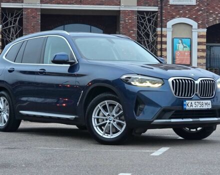 Синий БМВ Х3, объемом двигателя 3 л и пробегом 71 тыс. км за 57500 $, фото 2 на Automoto.ua