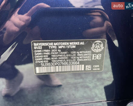 Синій БМВ Х3, об'ємом двигуна 2 л та пробігом 24 тис. км за 52000 $, фото 40 на Automoto.ua