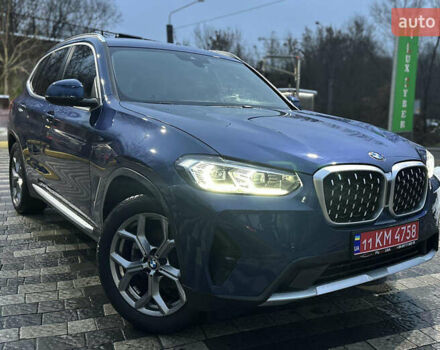 Синій БМВ Х3, об'ємом двигуна 2 л та пробігом 52 тис. км за 33900 $, фото 2 на Automoto.ua