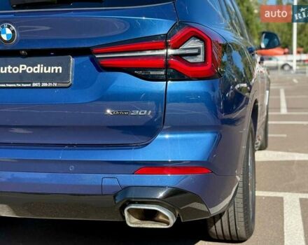 Синій БМВ Х3, об'ємом двигуна 2 л та пробігом 10 тис. км за 39500 $, фото 12 на Automoto.ua