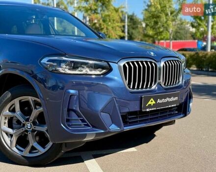 Синій БМВ Х3, об'ємом двигуна 2 л та пробігом 10 тис. км за 39500 $, фото 3 на Automoto.ua