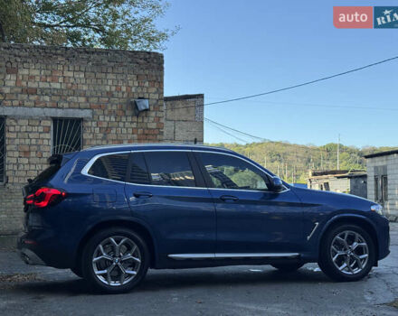 Синий БМВ Х3, объемом двигателя 2 л и пробегом 38 тыс. км за 41500 $, фото 4 на Automoto.ua
