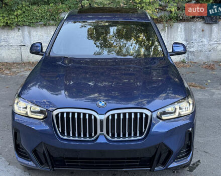 Синий БМВ Х3, объемом двигателя 2 л и пробегом 38 тыс. км за 41500 $, фото 2 на Automoto.ua