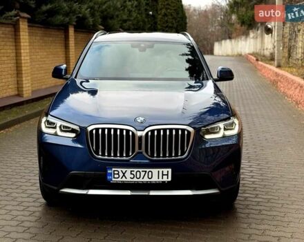 Синий БМВ Х3, объемом двигателя 2 л и пробегом 5 тыс. км за 53900 $, фото 1 на Automoto.ua
