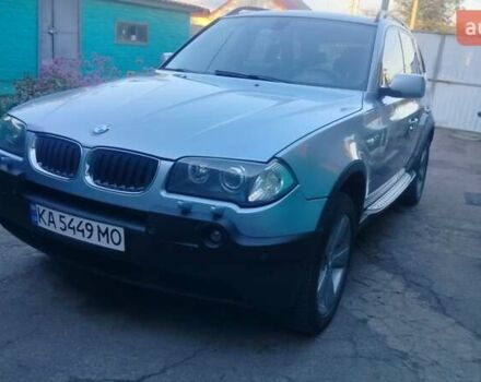 Синій БМВ Х3, об'ємом двигуна 3 л та пробігом 340 тис. км за 6950 $, фото 1 на Automoto.ua