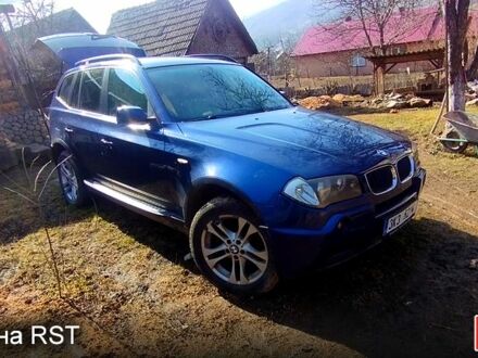 БМВ Х3 2004 в Рахове на Automoto.ua Синий БМВ Х3, объемом двигателя 20 л и пробегом 200 тыс. км за 3350 $, фото 1 на Automoto.ua
