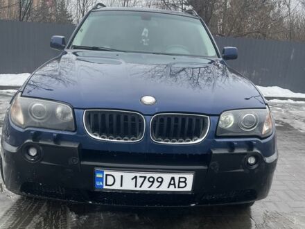 Синий БМВ Х3, объемом двигателя 2.5 л и пробегом 425 тыс. км за 7500 $, фото 1 на Automoto.ua