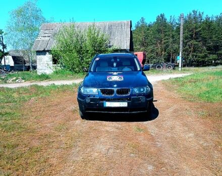 Синий БМВ Х3, объемом двигателя 3 л и пробегом 400 тыс. км за 4000 $, фото 1 на Automoto.ua