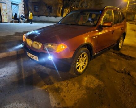 Синий БМВ Х3, объемом двигателя 3.5 л и пробегом 280 тыс. км за 6000 $, фото 1 на Automoto.ua