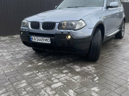 Синий БМВ Х3, объемом двигателя 3 л и пробегом 344 тыс. км за 7299 $, фото 1 на Automoto.ua