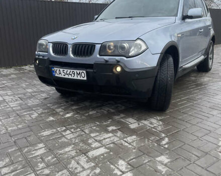 Синий БМВ Х3, объемом двигателя 3 л и пробегом 344 тыс. км за 7299 $, фото 1 на Automoto.ua