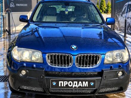Синий БМВ Х3, объемом двигателя 3 л и пробегом 300 тыс. км за 5999 $, фото 1 на Automoto.ua
