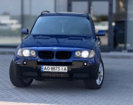 Синий БМВ Х3, объемом двигателя 3 л и пробегом 250 тыс. км за 8531 $, фото 1 на Automoto.ua