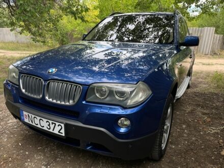 Синий БМВ Х3, объемом двигателя 3 л и пробегом 300 тыс. км за 6066 $, фото 1 на Automoto.ua
