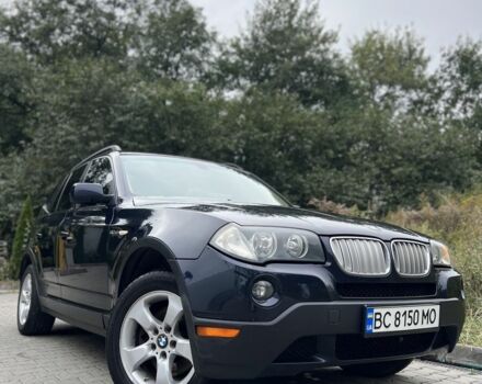 Синий БМВ Х3, объемом двигателя 3 л и пробегом 367 тыс. км за 7500 $, фото 1 на Automoto.ua