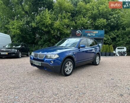 Синий БМВ Х3, объемом двигателя 3 л и пробегом 256 тыс. км за 8900 $, фото 1 на Automoto.ua
