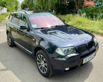 Синий БМВ Х3, объемом двигателя 3 л и пробегом 135 тыс. км за 8200 $, фото 1 на Automoto.ua