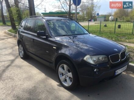 Синий БМВ Х3, объемом двигателя 2 л и пробегом 478 тыс. км за 9500 $, фото 1 на Automoto.ua