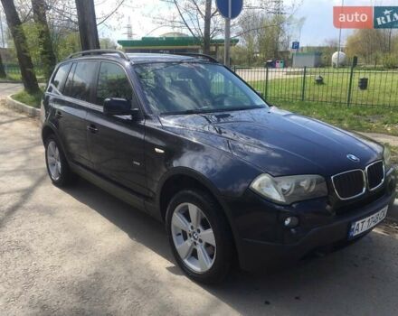 Синий БМВ Х3, объемом двигателя 2 л и пробегом 300 тыс. км за 9500 $, фото 1 на Automoto.ua