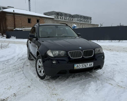 Синий БМВ Х3, объемом двигателя 2 л и пробегом 276 тыс. км за 7800 $, фото 1 на Automoto.ua