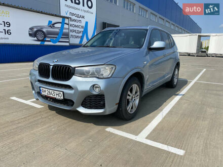 Синий БМВ Х3, объемом двигателя 3 л и пробегом 276 тыс. км за 11950 $, фото 1 на Automoto.ua