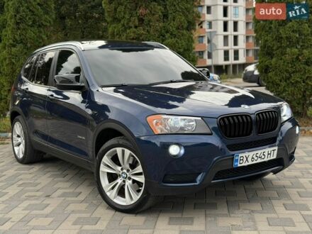 Синий БМВ Х3, объемом двигателя 3 л и пробегом 235 тыс. км за 11650 $, фото 1 на Automoto.ua